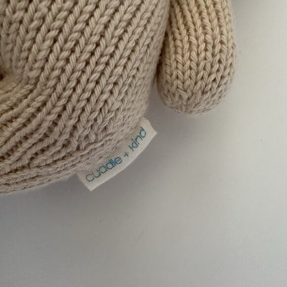 Cuddle + Kind Baby Lion Plush Doll Animal Collection Knit Hand Made Peru 7” - Picture 5 of 8